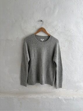 J Crew Ribbed Boyfriend Crewneck Sweater extra soft